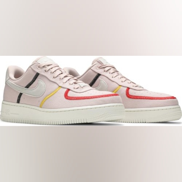 Womens Air Force 1 '07 LX Silt Red/Photon Dust Rouge Limon - Picture 6 of 13